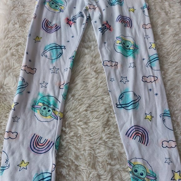 3/$30 4- Piece Disney Star Wars Mandalorian Baby Yoda Cotton Pajama Set - Picture 11 of 14